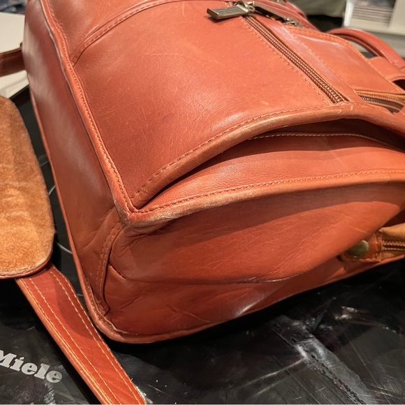 Claire Chase Executive Computer Leather Briefcase - Picture 7 of 7